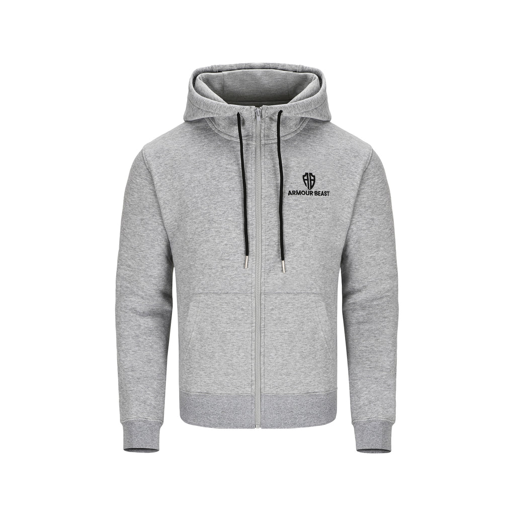 Apex Performance Fleece Zipper Tracksuit – Heather Grey