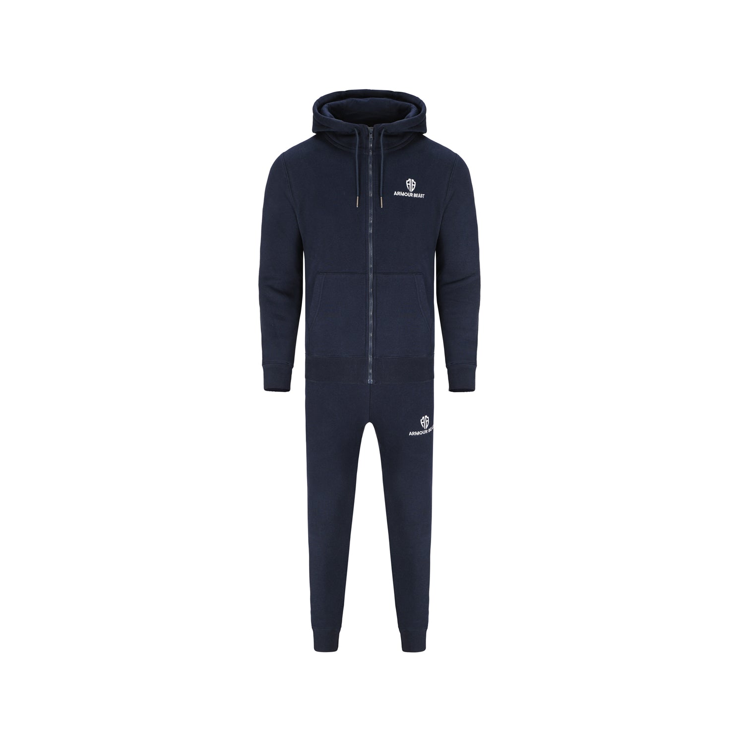 Apex Performance Fleece Zipper Tracksuit – Navy