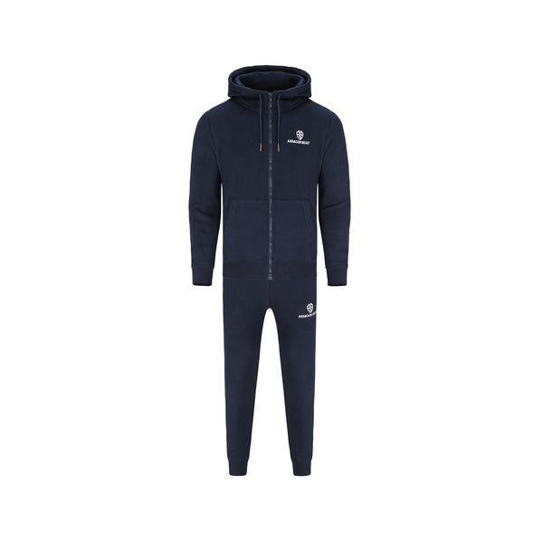 Apex Performance Fleece Zipper Tracksuit – Navy