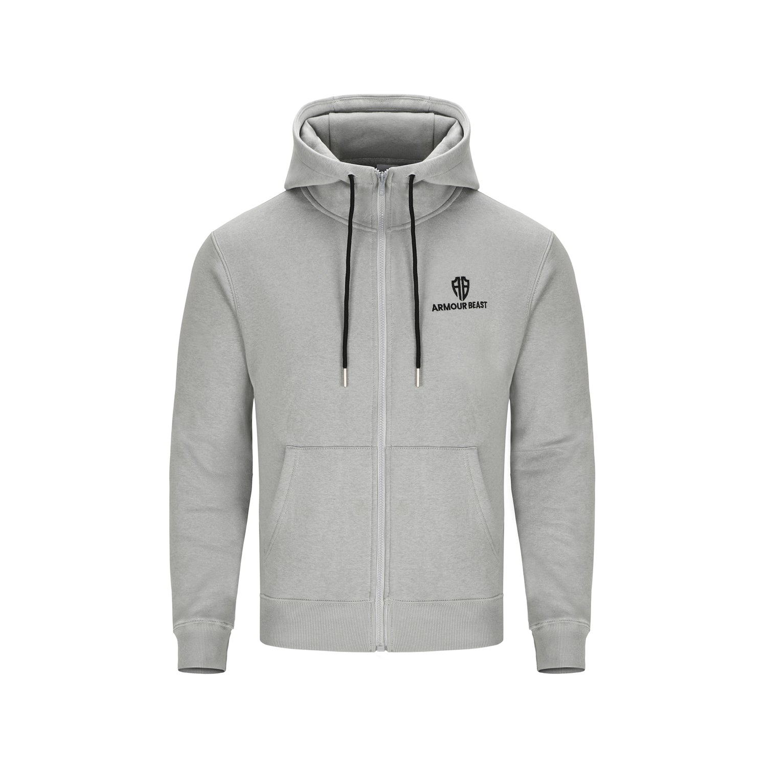 Apex Performance Fleece Zipper Tracksuit – Silver