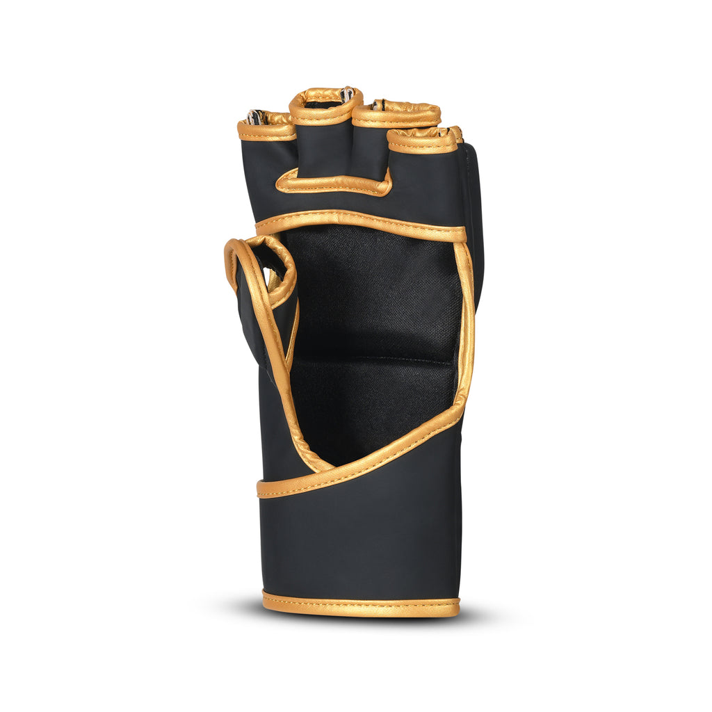 Elite Grip MMA Grappling Gloves Black/Gold
