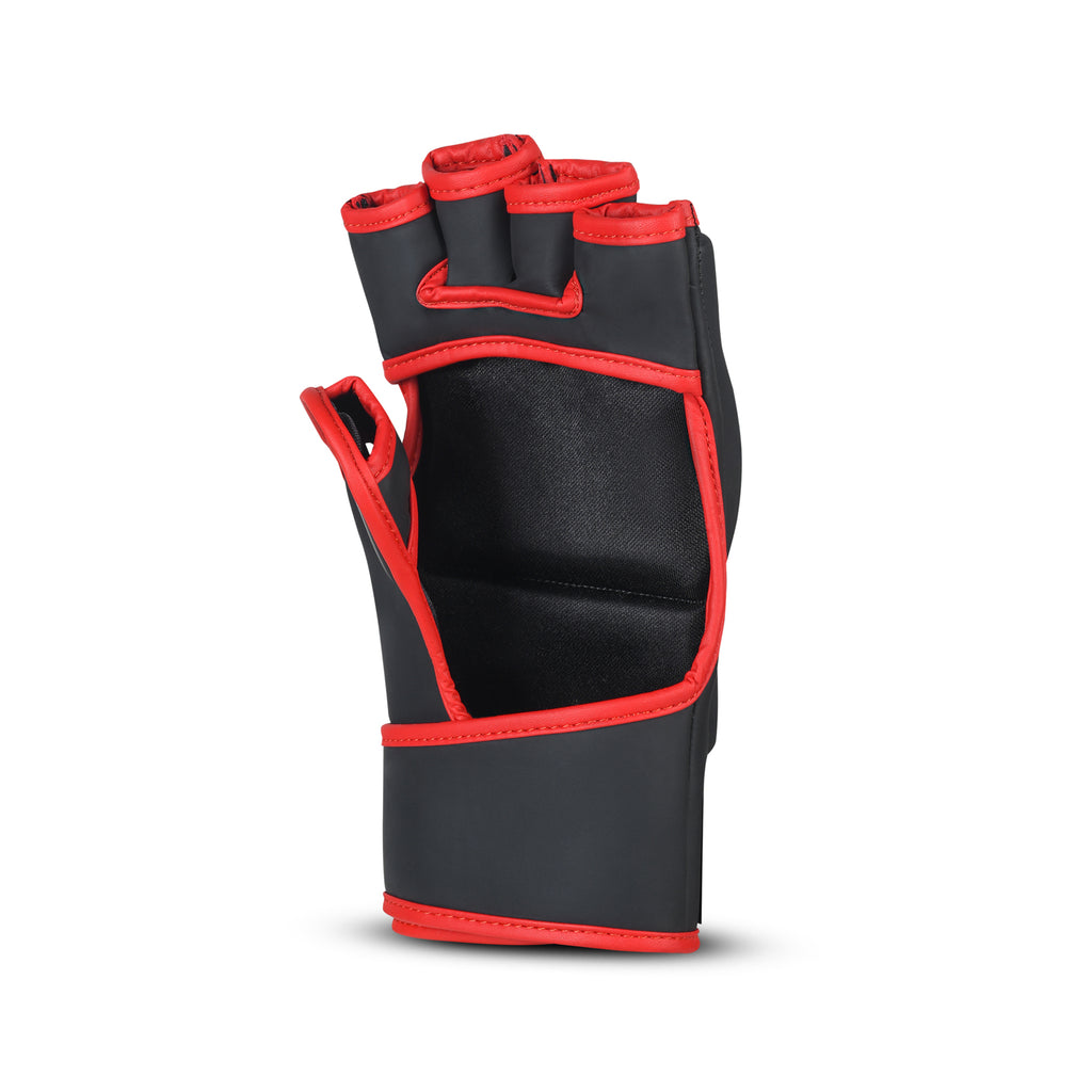 Elite Grip MMA Grappling Gloves Black/Red