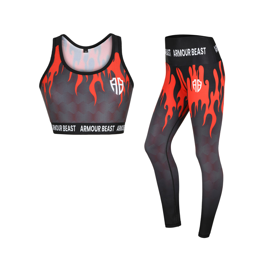 Inferno Flame Women’s Yoga Set