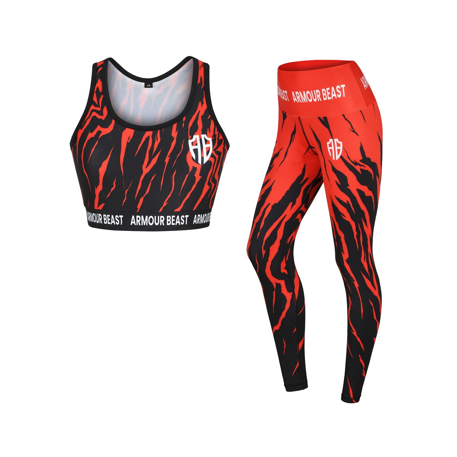 Red Volt Women’s Yoga Set