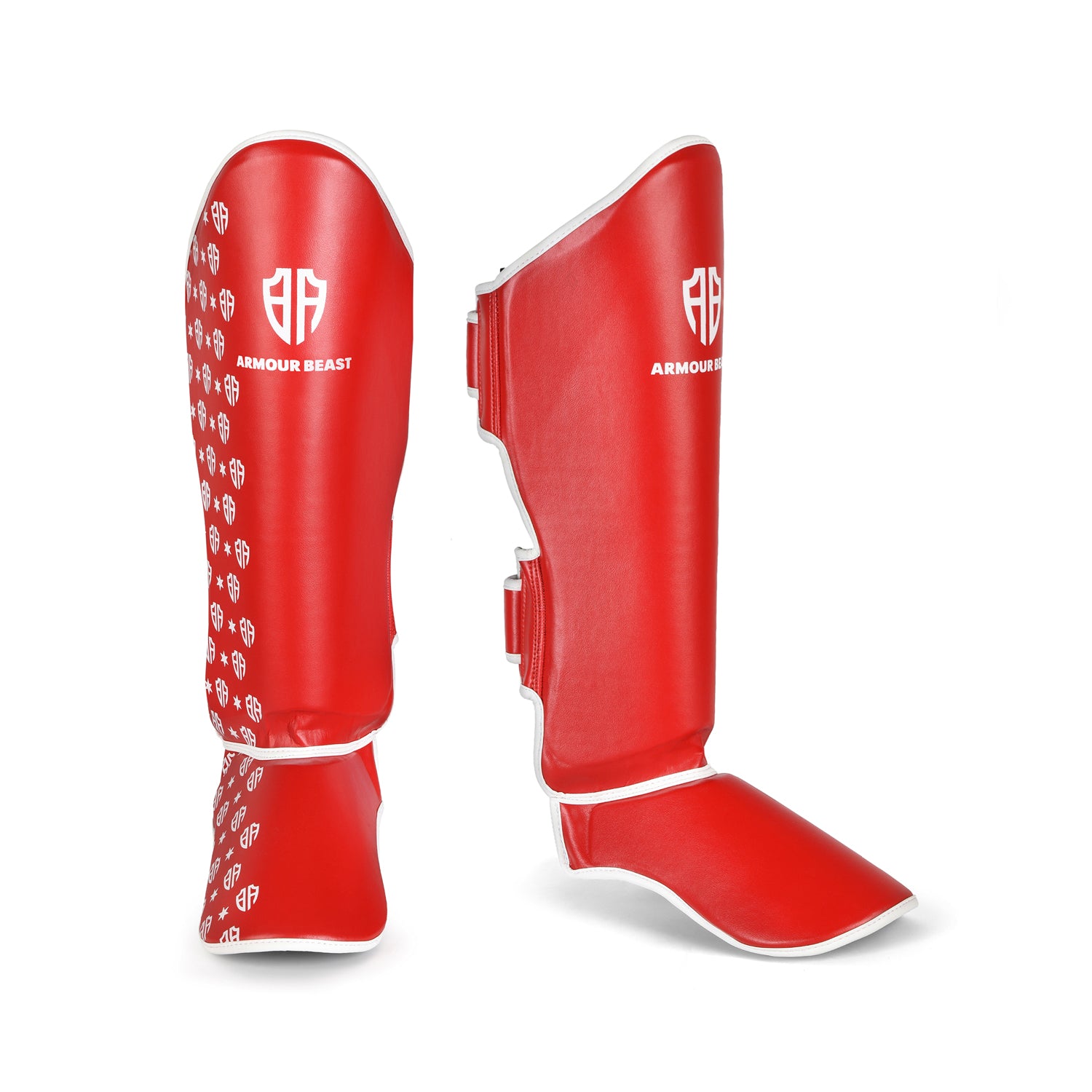 Viper Fit Shin Guards Red