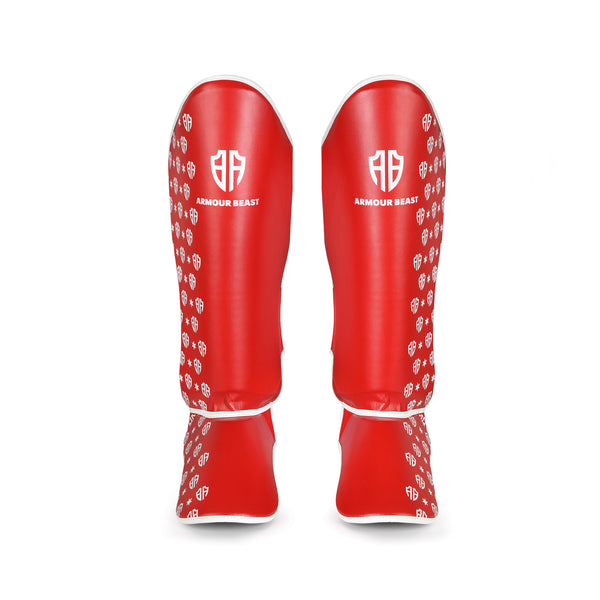 Viper Fit Shin Guards Red
