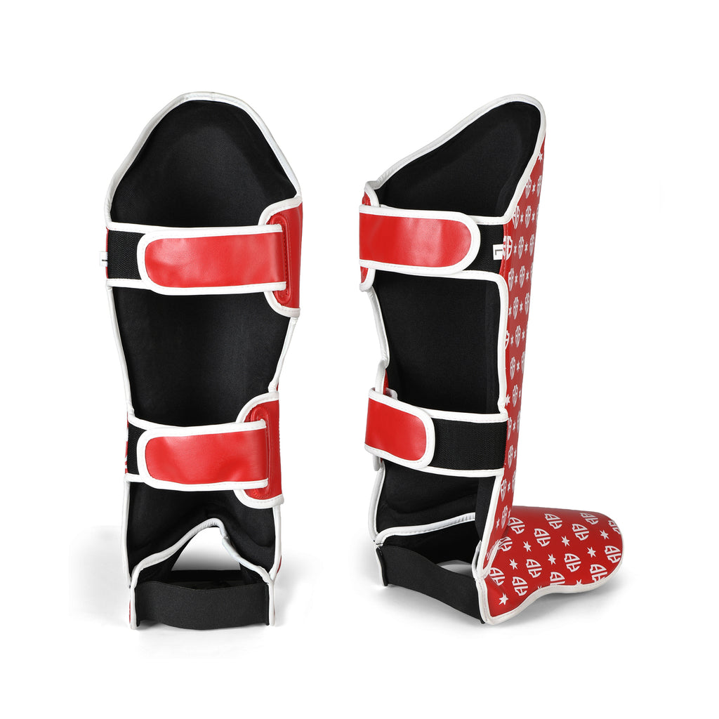Viper Fit Shin Guards Red
