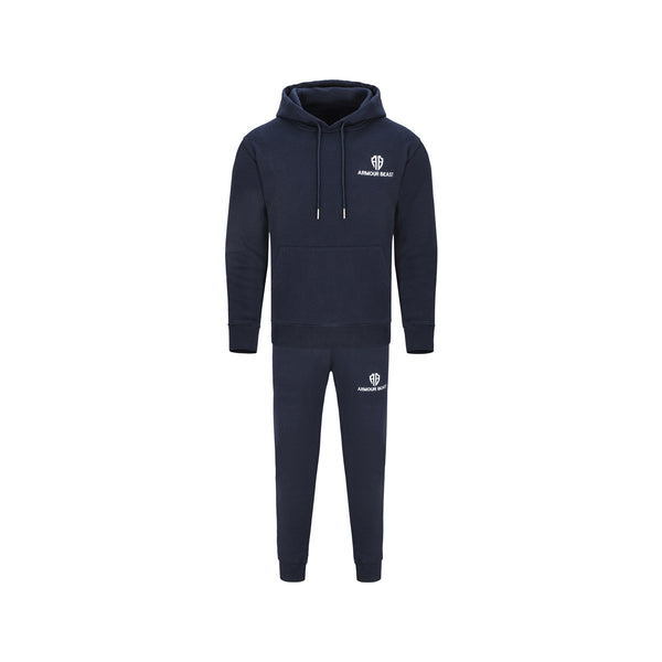 Forge Pullover Fleece Tracksuit – Navy