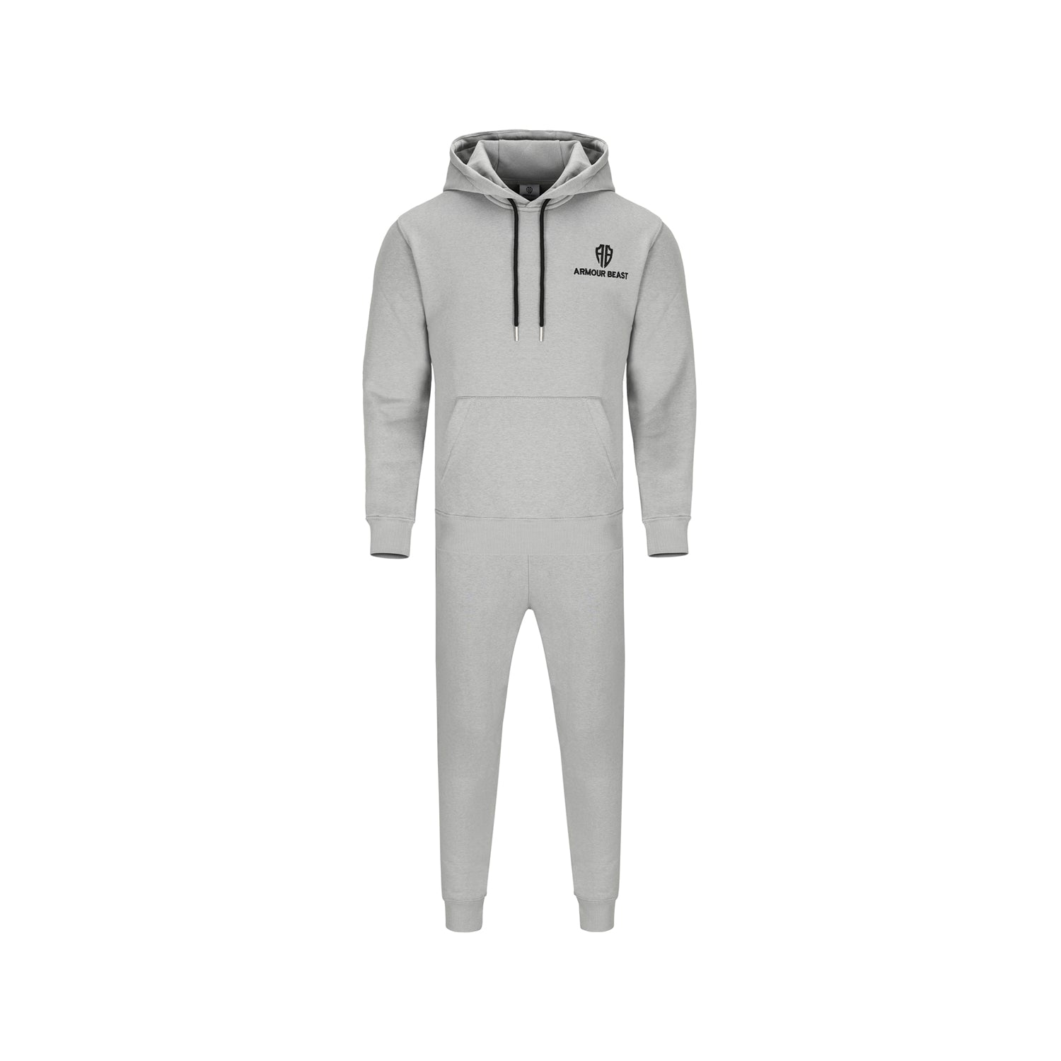 Forge Pullover Fleece Tracksuit – Silver