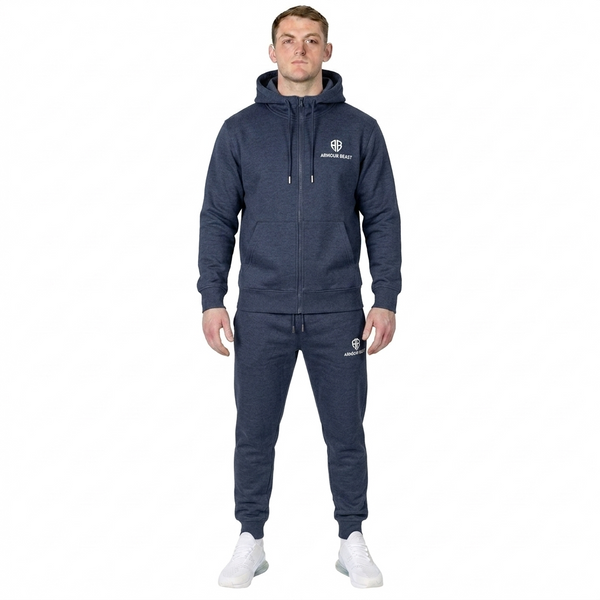 Apex Performance Fleece Zipper Tracksuit – Navy