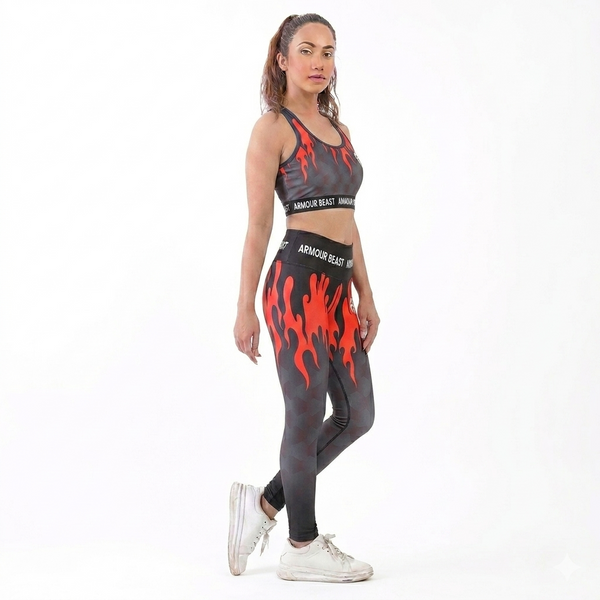 Inferno Flame Women’s Yoga Set