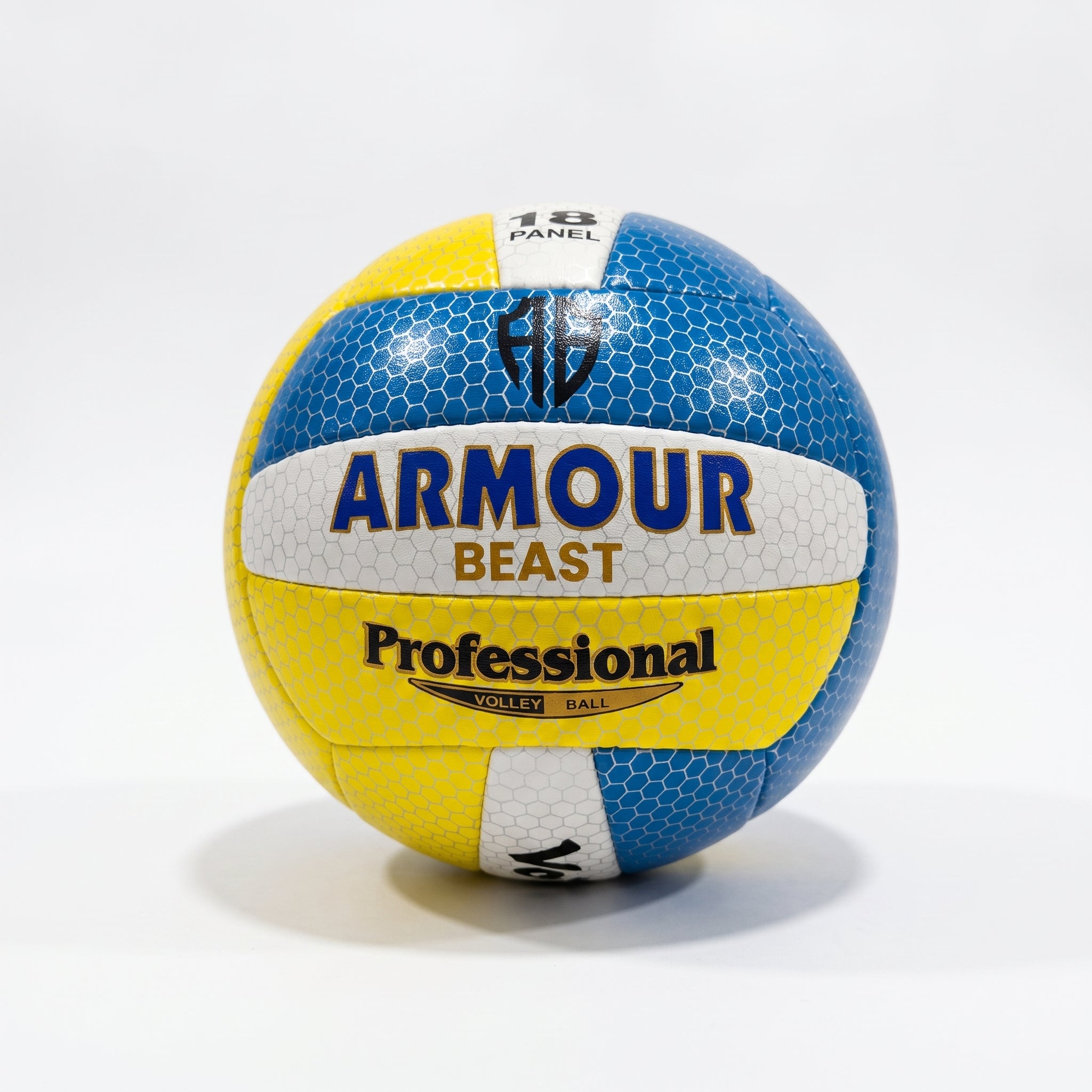 Volleyball 1.3 Leather Back Blue/Yellow