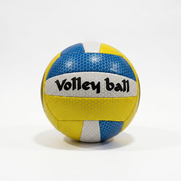 Volleyball 1.3 Leather Back Blue/Yellow