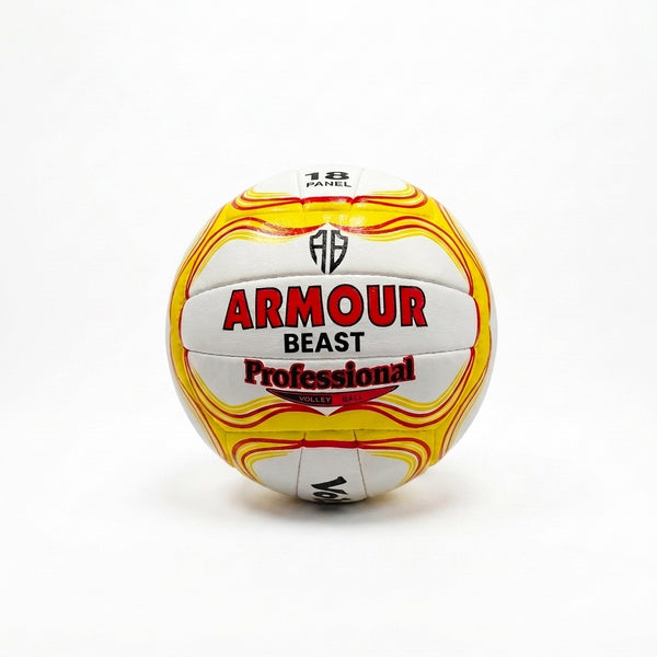 Volleyball 1.3 Leather Back Yellow/White