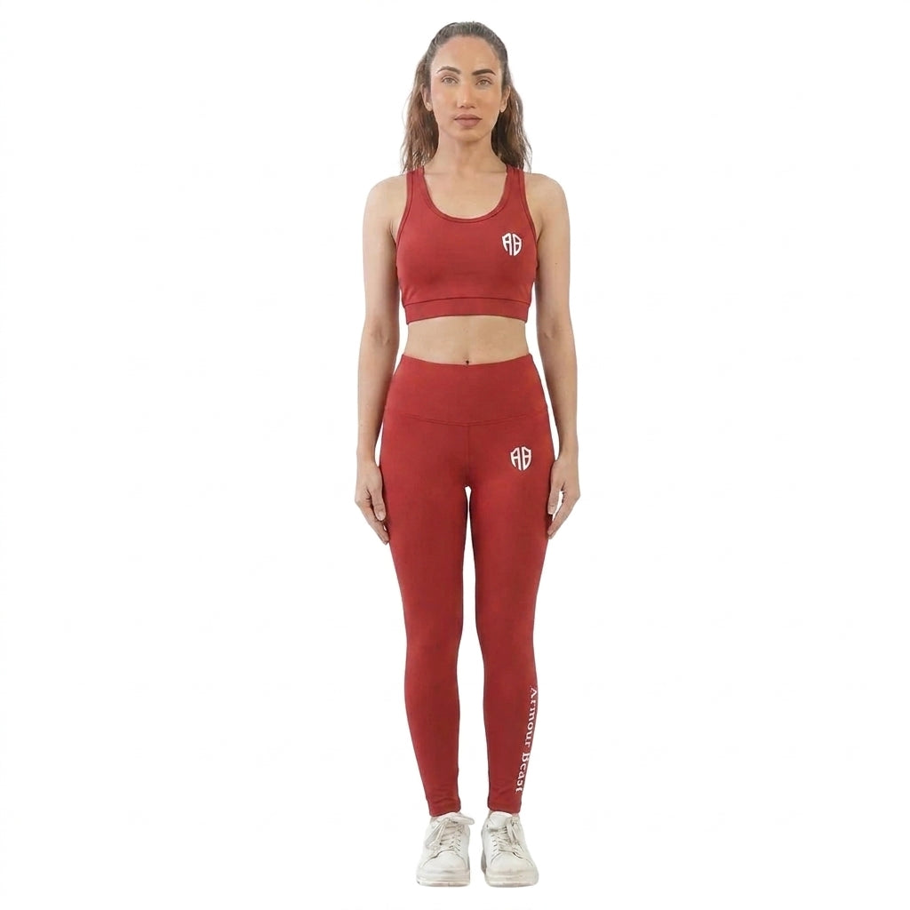 The CurveLift & Phoenix Women's Activewear Set – Maroon