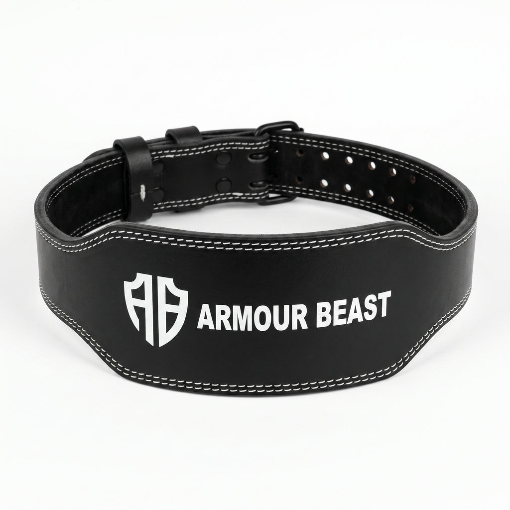 6 inch Leather Weightlifting Belt