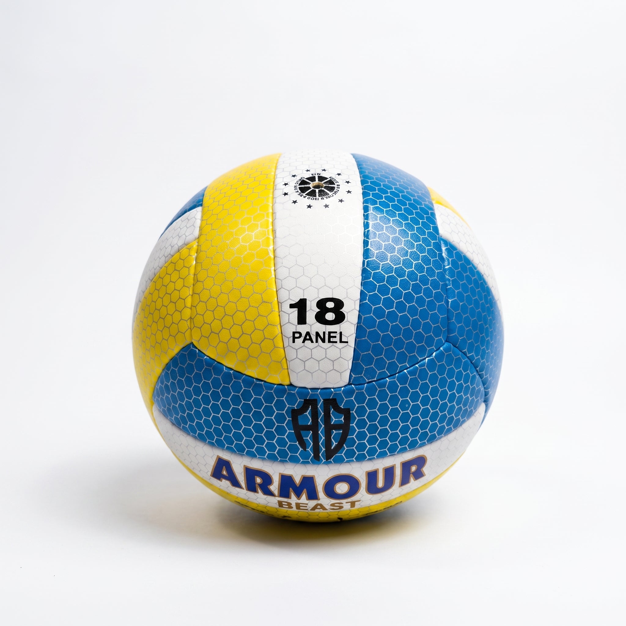 Volleyball 1.3 Leather Back Blue/Yellow