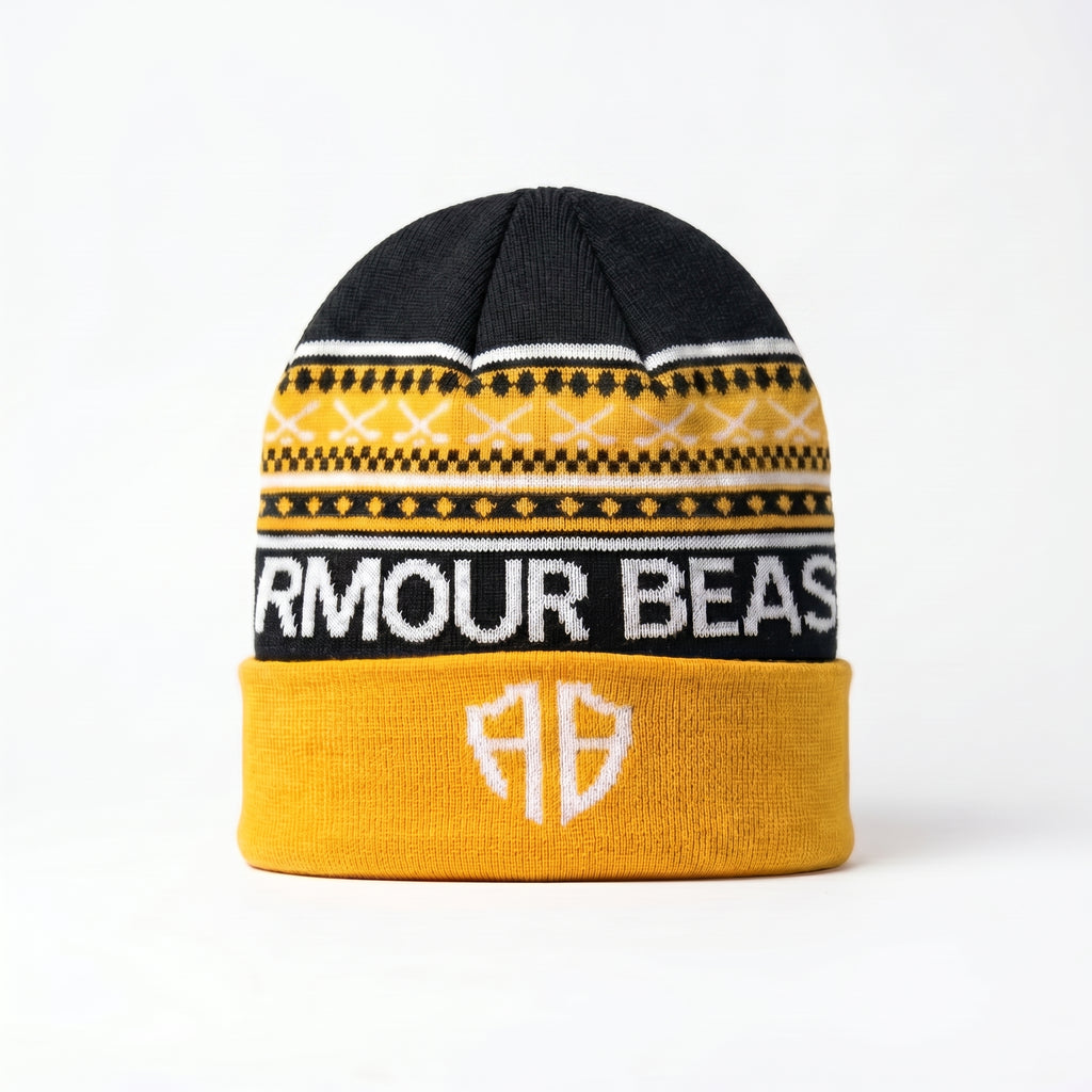 Yellow cap without puff