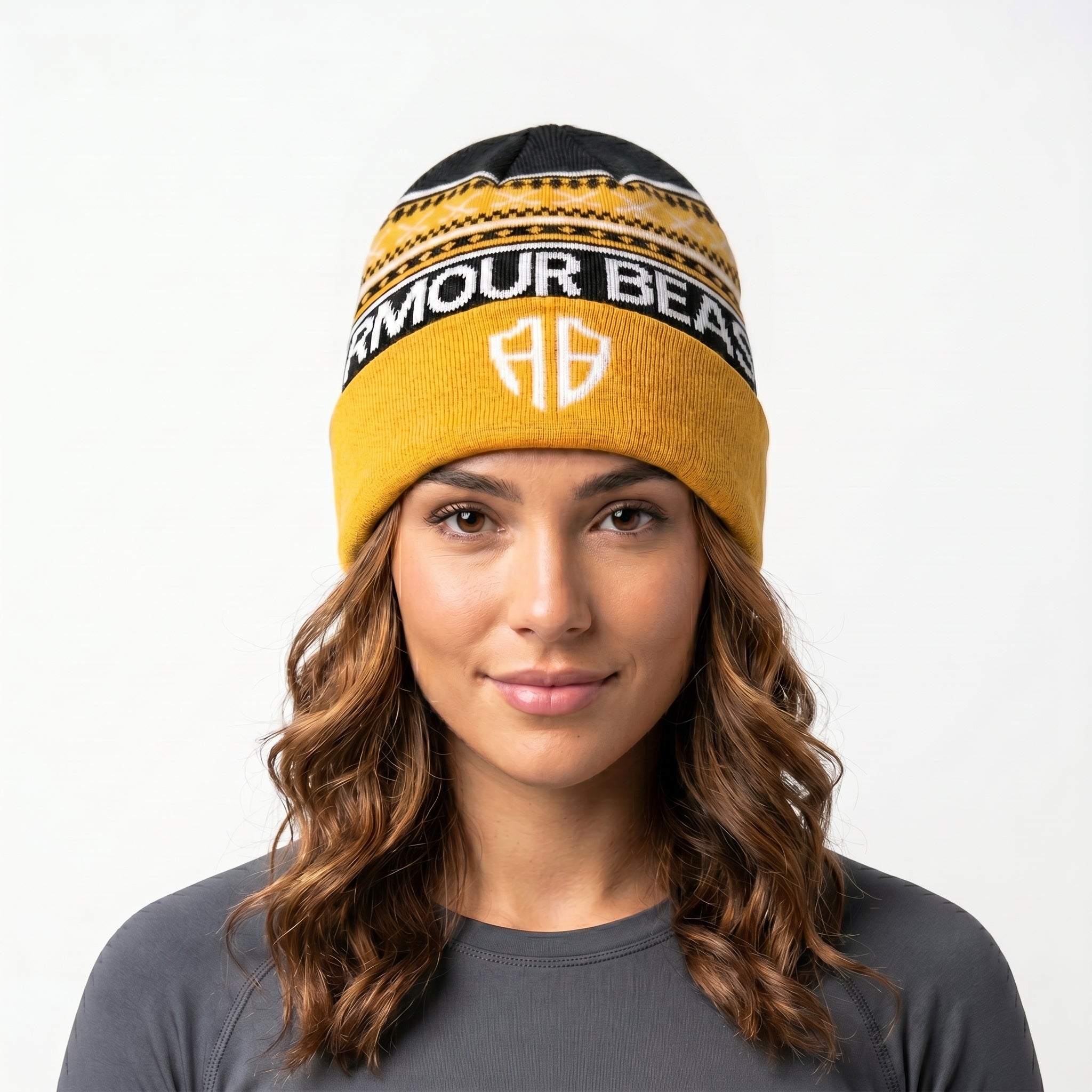Yellow cap without puff