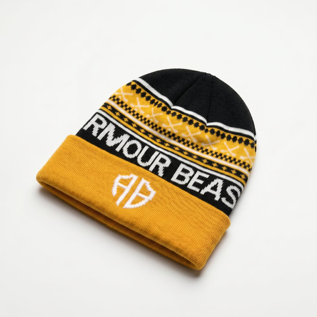 Yellow cap without puff
